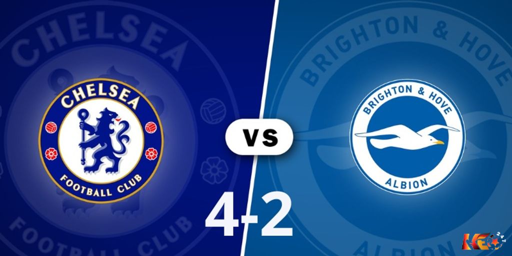 Chelsea thắng 4-2 trước Brighton ở vòng 6 Premier League 24/25 | Keolive247