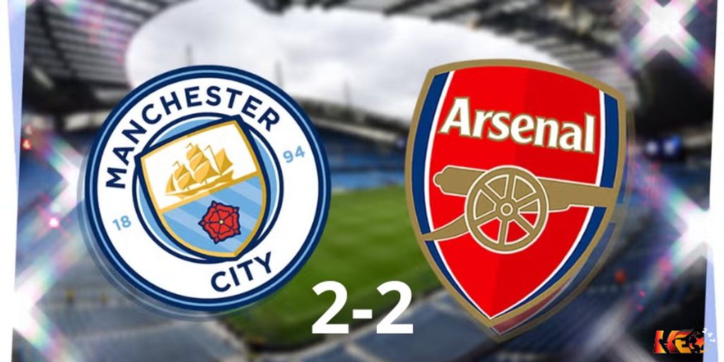 Man City hoà 2-2 trước Arsenal ở vòng 5 Premier League 24-25 | Keolive247