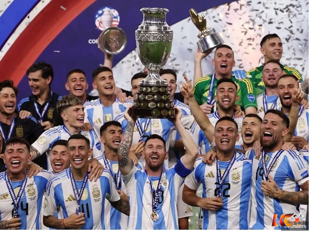 Argentina là đương kim vô địch WC 2022 và Copa America 2024. | Keolive247