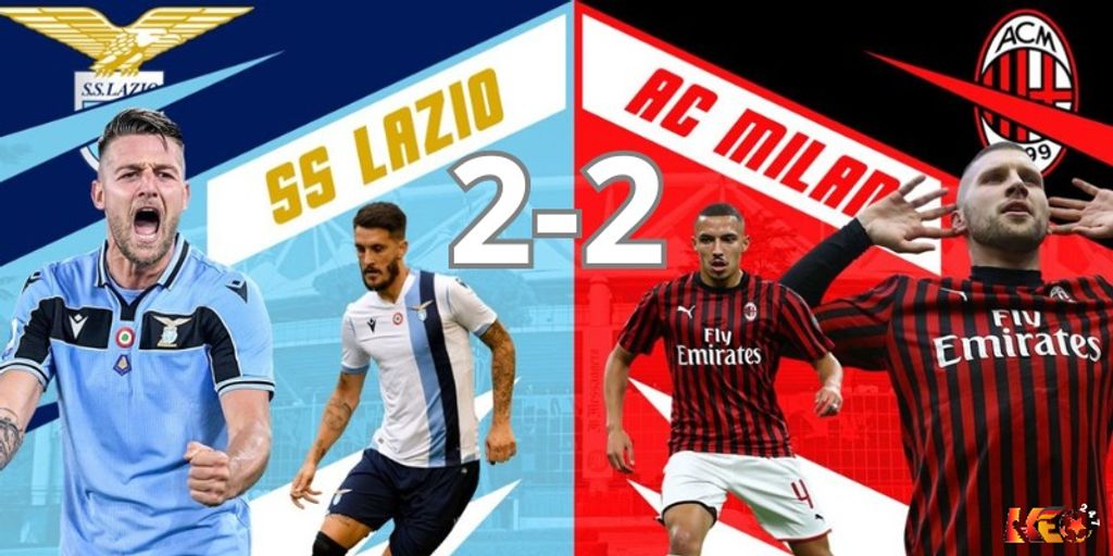 AC Milan để Lazio cầm hoà 2-2 ở vòng 3 Serie A 24/25 | Keolive247