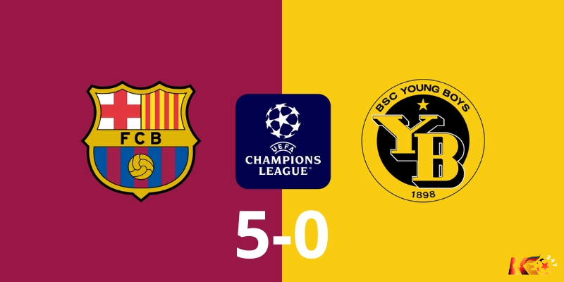 Barcelona thắng 5-0 trước Young Boys trên sân nhà ở C1 | Keolive247