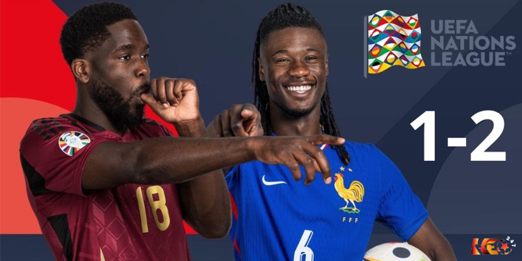 Pháp thắng Bỉ 2-1 tại lượt trận thứ ba của Nations League 24/25 | Keolive247