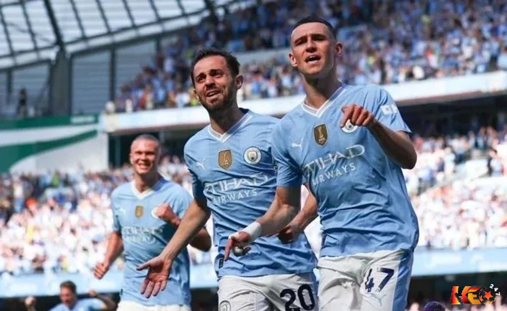 Manchester City quá mạnh so với Slovan Bratislava. | Keolive247