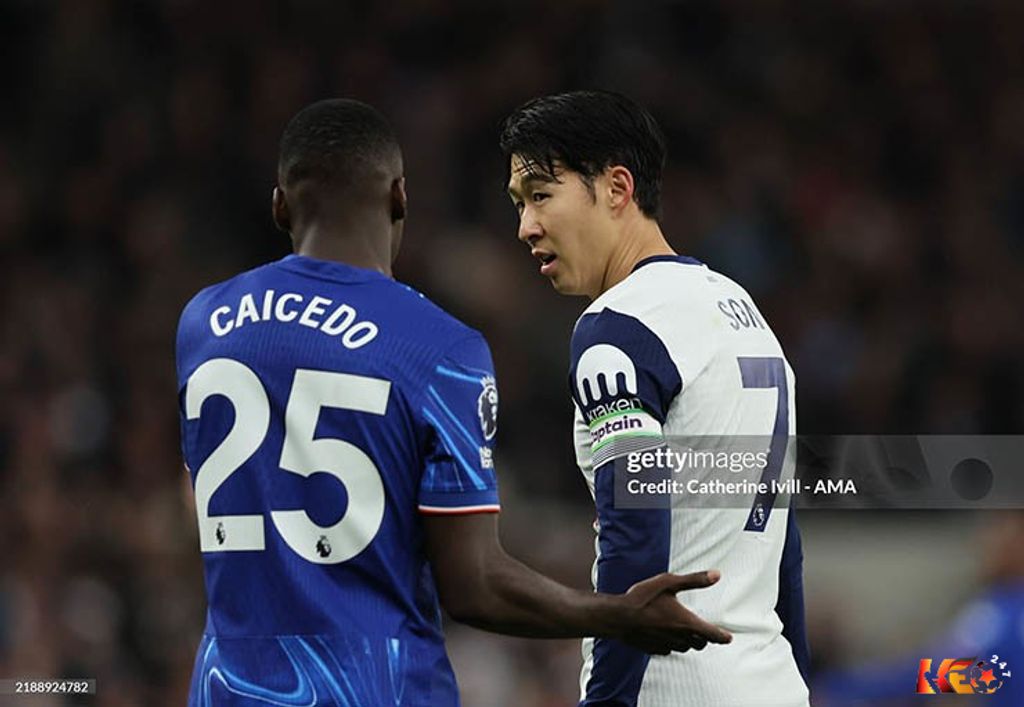 Caicedo phân trần với đội trưởng Son Heung Min của Tottenham | Keolive247